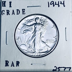 1944 LIBERTY WALKING SILVER HALF DOLLAR HI GRADE U.S. MINT RARE COIN 2577