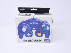GC Controller Indigo Purple Nintendo GameCube W/ box Game Cube US Seller