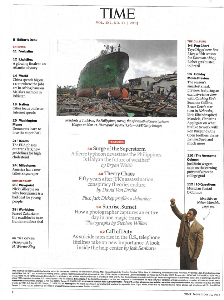 Time Magazine John F Kennedy Superstorm 25 Best Inventions Lifeline Call Center - Image 3 of 4