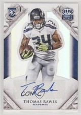 2015 Panini Crown Royale Rookie Signature 209/299 Thomas Rawls #169 Auto 9s2
