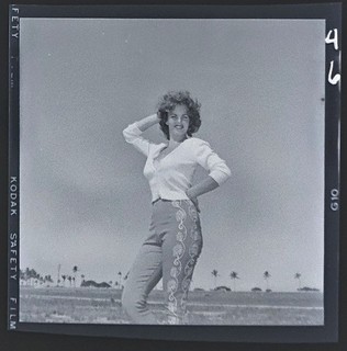Bunny Yeager Estate Vintage Original Negative of Myrna Weber w/ Copyright
