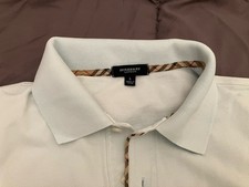 Polo Burberry uomo taglia L celeste maniche corte - Usata in buone condizioni