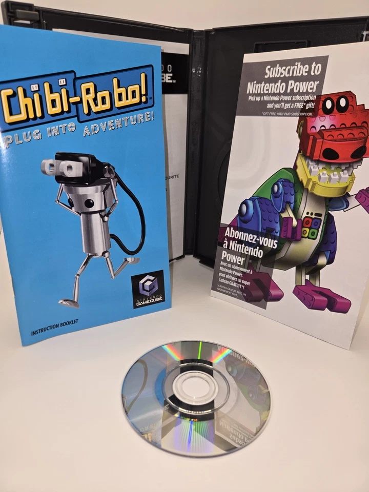 Chibi-Robo (Nintendo GameCube, 2006) CIB Complete In Box Nice Disc !! - Image 3 of 4