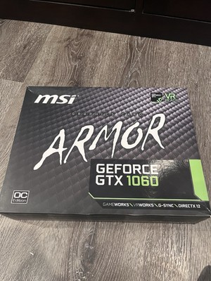 MSI GAMING GeForce GTX 1060 6GB GDRR5 192-bit HDCP Support DirectX Graphics Card
