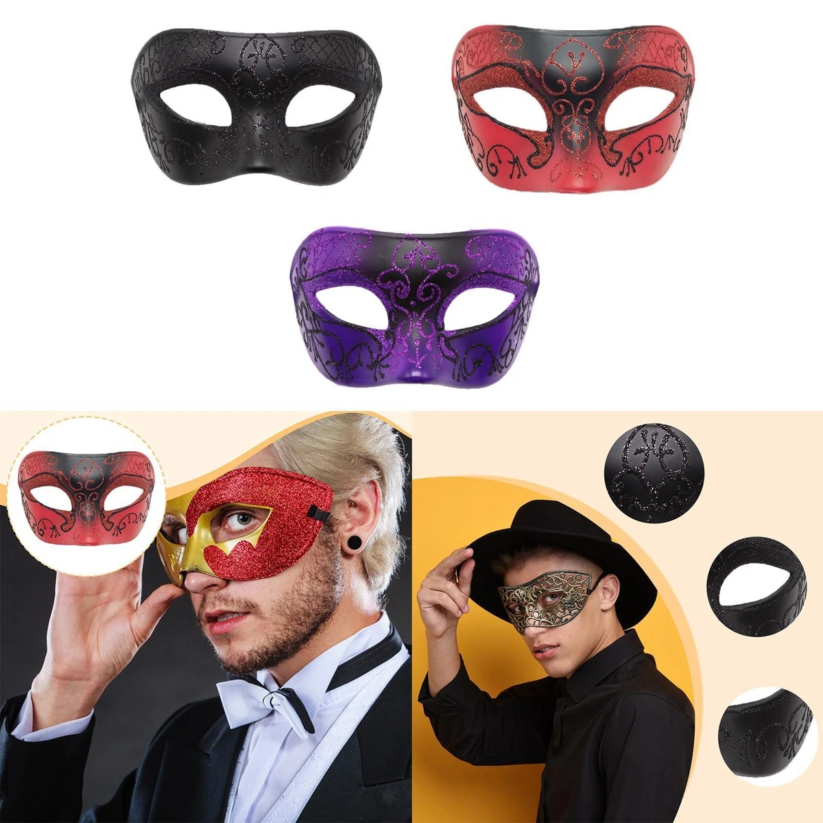 Maschere Carnevale Veneziane Maschera Diavolo Veneziano Rosso E Nero Per Halloween E Feste In Maschera - Unisex Adulto Mask Of Change - Foto 10