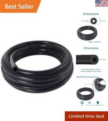 #ad Vacuum Hose Automotive 10 FT 1 8 Inch ID Vacuum Line 130PSI Max Pressure Va... $19.22