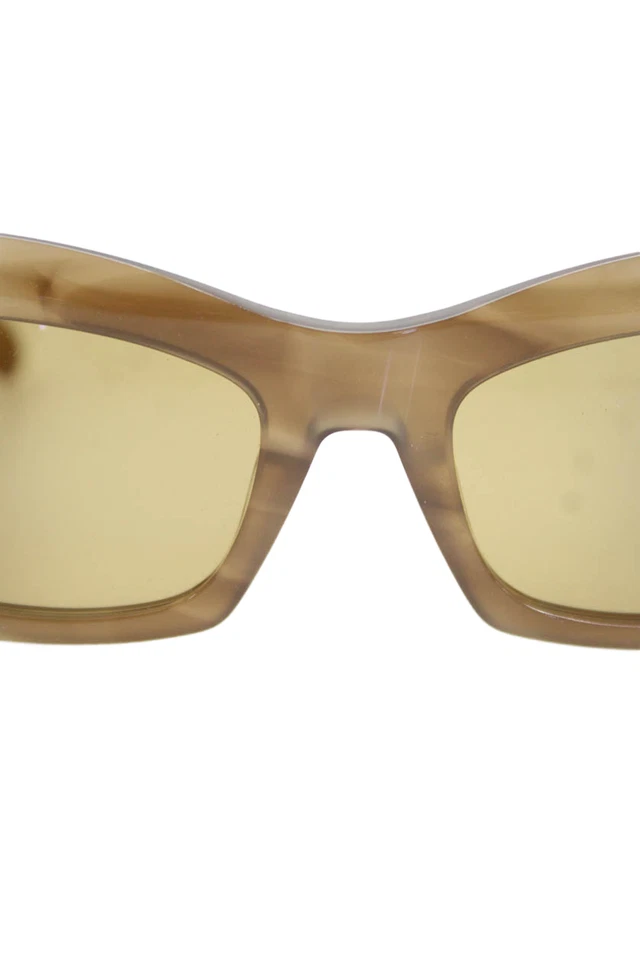 Gafas de sol Swarovski para mujer con forma de ojo de gato con cuentas de estrás marrón Foto 2 de 4