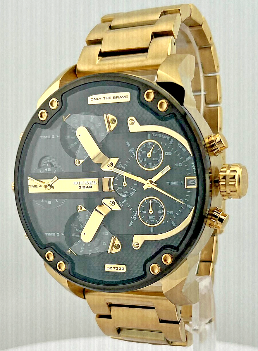 ア*オ様 DIESEL DZ7333 ゴールド 腕時計 本体 Diesel Mr. Daddy 2.0 DZ7333 Wristwatch for Men for sale online | eBay