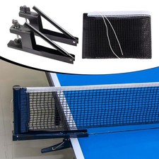 Table Tennis Net and Posts Set, Easy Set up Practice Mesh, Pingpong Net with