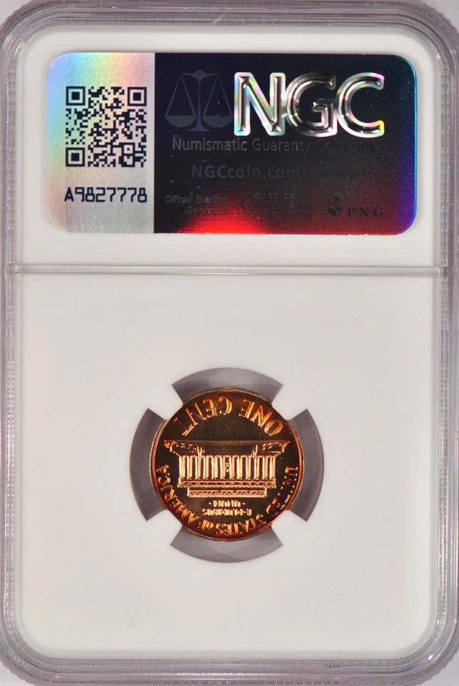 1964 TONED Lincoln Memorial Cent Proof NGC PF 68 RB PR68RB Toning Coin 1C - Image 4 of 4