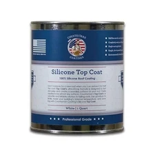 100% Silicone Roof Coating Restore Your Roof in a Day Seal Leaks-White