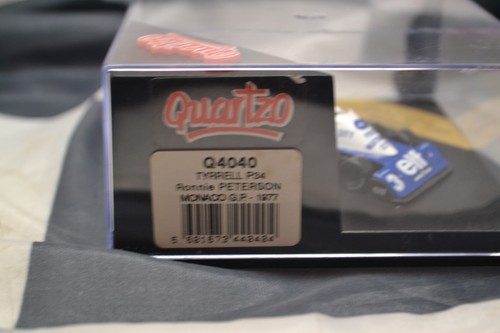 QUARTZO F1 1977 - TYRRELL P34 -RONNIE PETERSON - 1:43 SCALE MODEL CAR 4040 - Picture 4 of 8