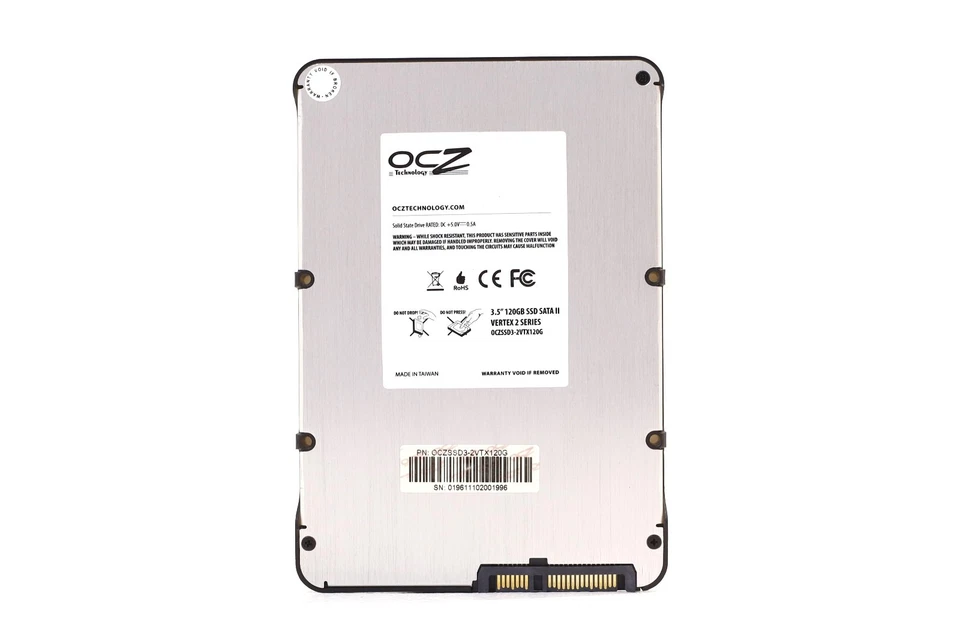 OCZ Vertex 2 Series 120GB 3.5" SATAII Solid State Drive P/N: OCZSSD3-2VTX120G - Image 2 of 3