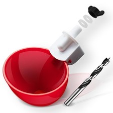8 Pack Automatic Chicken Waterer, Red Chicken Water Feeder Cups Suitable for ...