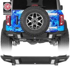 Fit 2021-2026 Ford Bronco Rear Bumper Offers Full Factory System Compatibility Fit 2021-2026 Ford Bronco Rear Bumper Offers Full Factory System Compatibility