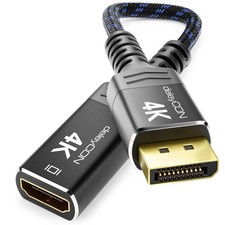 DisplayPort auf HDMI Adapter 4K@60Hz DP Steck...