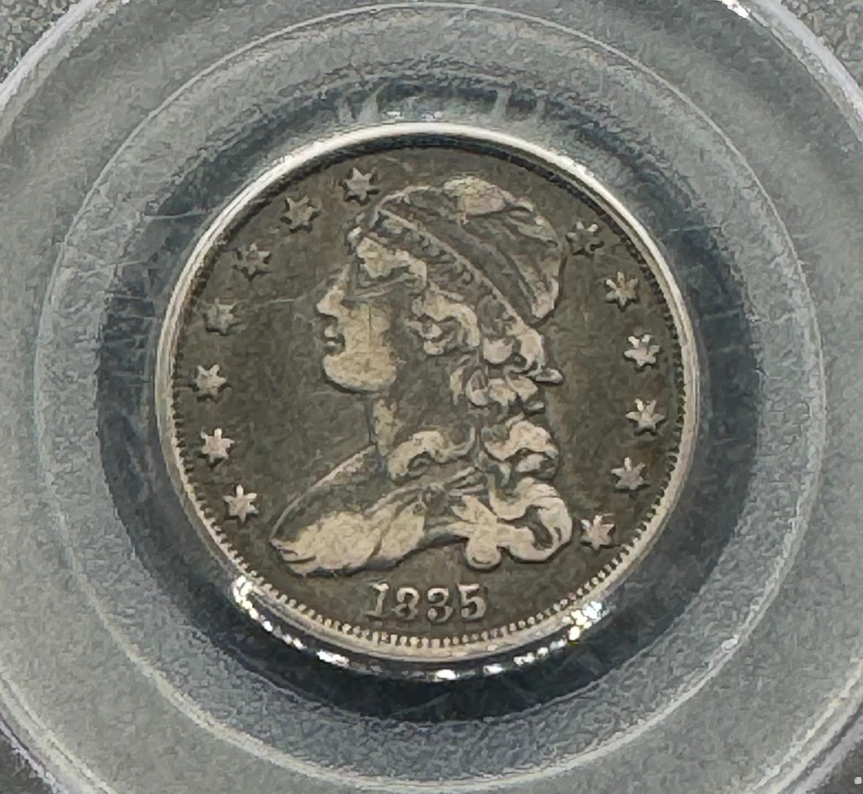1835 CAPPED BUST SILVER QUARTER PCGS VF30 10XXB25 - Image 2 of 4
