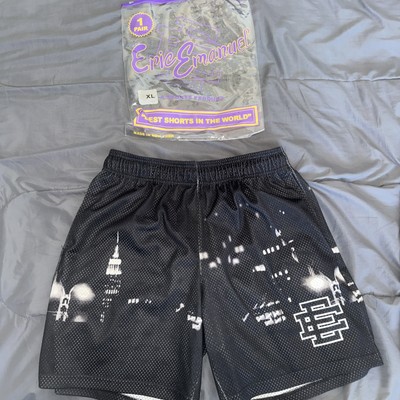 Eric Emanuel Skyline Black Shorts 100% AUTHENTIC SIZE XL | eBay
