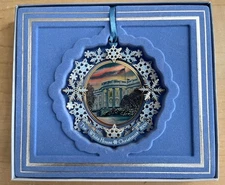 White House Historical Association Christmas Ornaments 2003-19 w/Box & Brochure