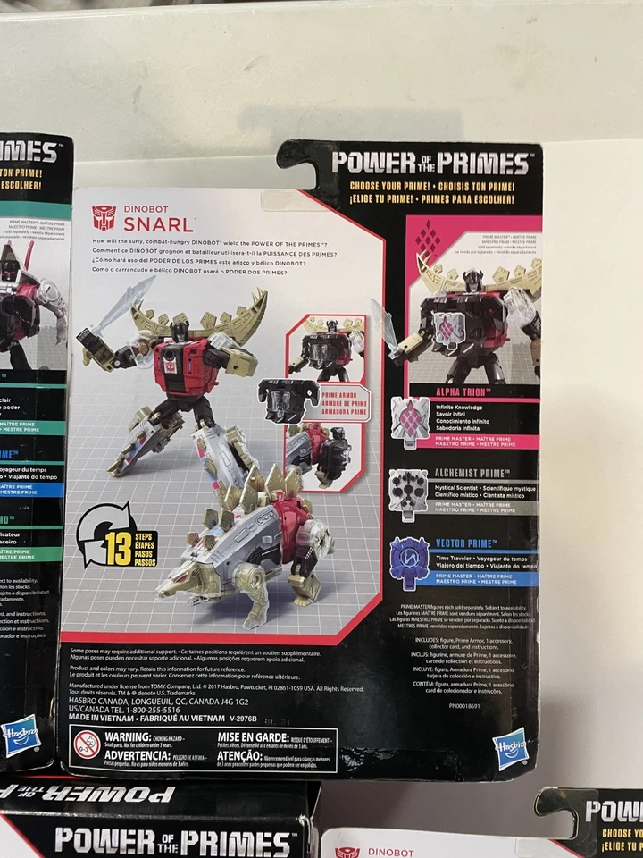 Transformers Power of the Primes Dinobots Volcanicus Combiner Sealed Set. - Image 4 of 4