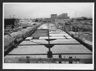 LE HAVRE Photo Originale reconstruction "Perret" ilot V2 Boulevard Foch 1950