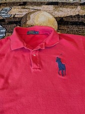 Polo By Ralph Lauren Big Pony 3 Men's 1XB Short Sleeve RED Polo Shirt