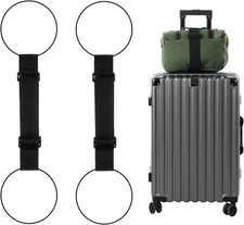 2 Pack Luggage Straps for Add a Bag Bungees, Suitcase Adjustable Belt 2 - In - 1