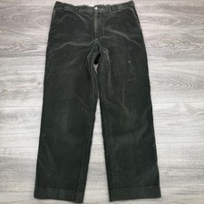 Vineyard Vines Corduroy Pants Mens 34x30 Olive Green Straight Leg Preppy Y2K