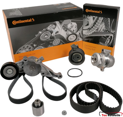 CONTINENTAL Zahnriemen Keilrippenriemen Skoda Superb VW Passat 2.0 TDI BMM BMP