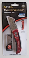 Pro-Grade XL 82020 Power Blade Folding Utility Knife Compact w/ 5 Blades