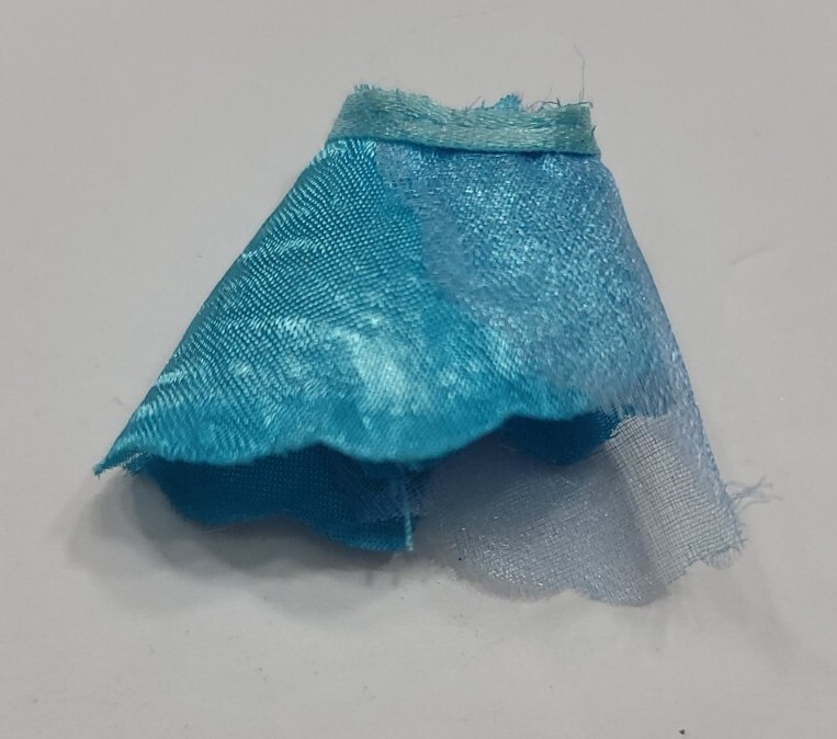 DISNEY SKIRT SILVERMIST DISNEY FAIRIES BLUE FOR 6" MINI DOLL JAKKS PACIFIC