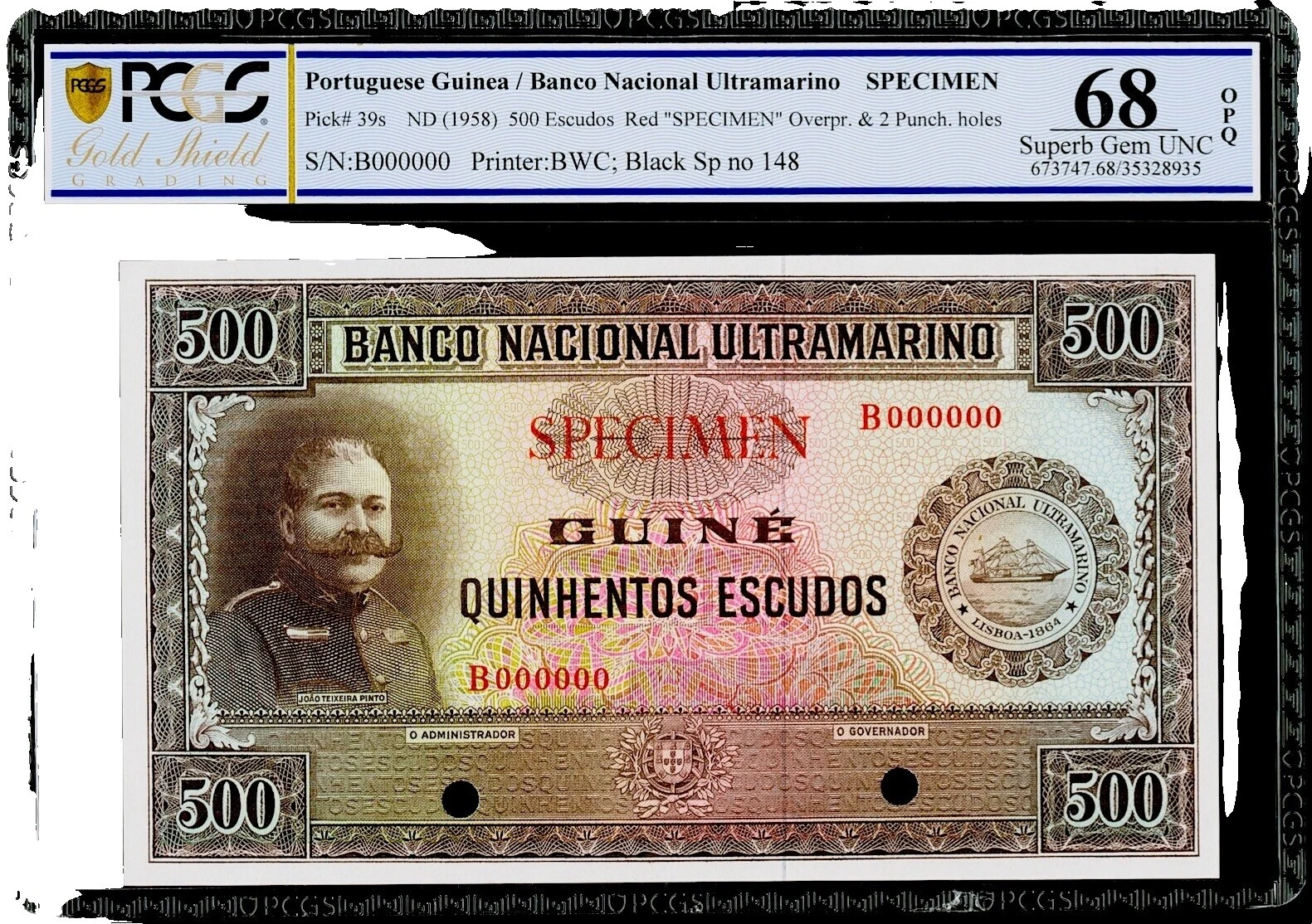 1958 North & Central American Paper Money