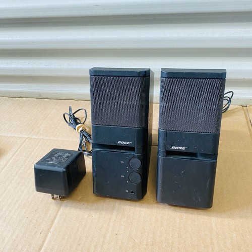 Bose Black MediaMate Computer Speakers Original Power Speaker w/ Power Adapter
