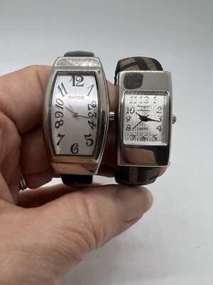 Watches Lot of 2 Cuff Watches 1 Chico's & 1 Designer Collection #714
