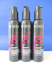 NEW Redken Satinwear 04 Thermal Smoothing Blow Dry Lotion 5 oz (Lot of 3)