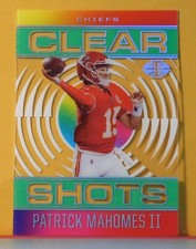 Patrick Mahomes II, 2021 Illusions GREEN Clear Shots Acetate - RARE 🔥🔥🔥⭐⭐⭐