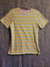 Museum of Ice Cream Cool Vibes Youth Pastel Stripe T-Shirt Art Class Sz XL 16 