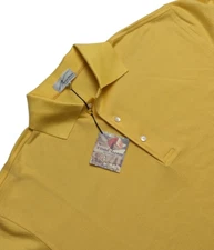 New With Tags NICK PRICE Mens Yellow Golf Polo Shirt Rolling Green Golf Course M