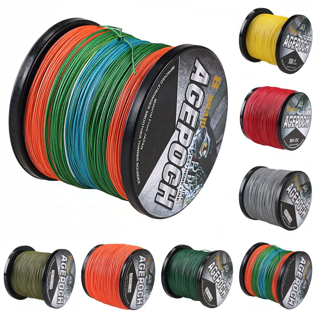 16 Stränge PE Braid 300M/500M/1000M/1500M Geflochtene Angelschnur Multicolor Super Power Japan Multifilament