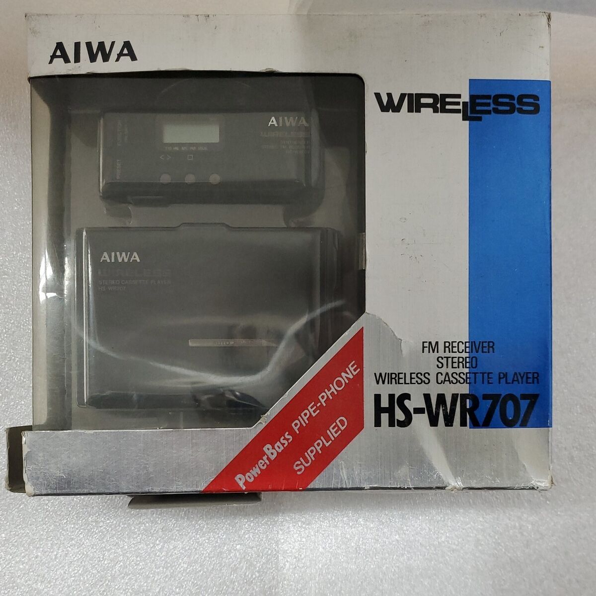 Vintage AIWA HS-WR707. FM Receiver,WIRELESS Stereo Cassette Vintage AIWA HS-WR707. FM Receiver,WIRELESS Stereo Cassette