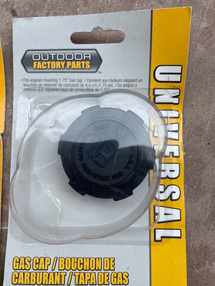 Two Outdoor Factory Parts Universal Fuel Cap 1.75" 578416402 NEW HOP 1-3/4 4131O - Image 2 of 3