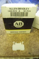 Allen-Bradley 1492-N18 Terminal Block, End Barrier -46 ct.