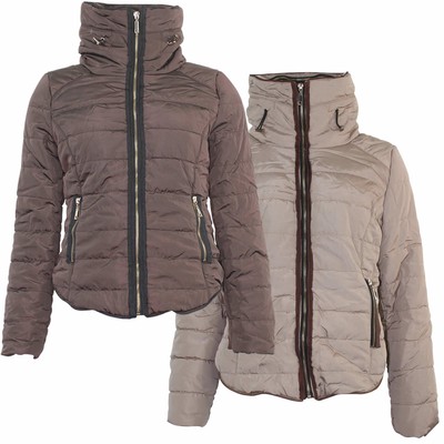 Damen Winterjacke Parka Steppjacke kurze Jacke Warm Outdoor 