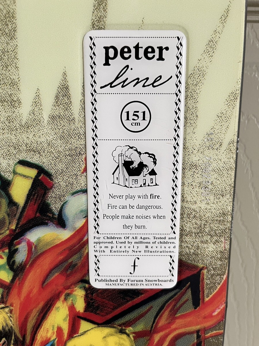 Peter Line 151cm Fireboy ヴィンテージ Forum Peter Line 151cm Fireboy vintage snowboard Rare 2002