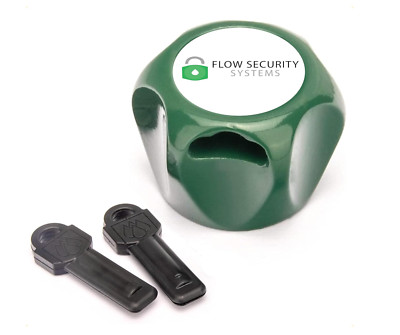 The Flow Security Systems Faucet Lock II | Magnetic Key | Prevents Water Theft