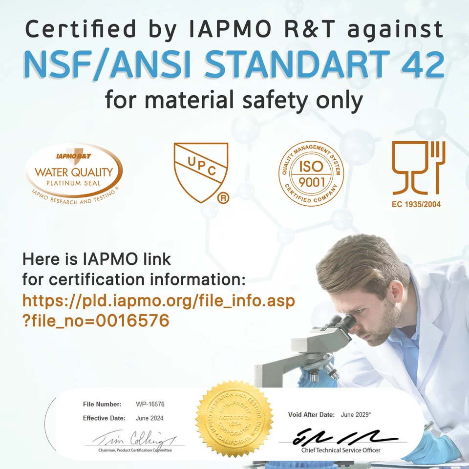 Big Blue Sediment Replacement Water Filters 5 Micron 4.5" x 20" Set of 10 - Image 4 of 4