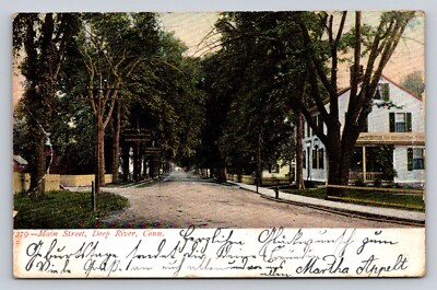 c1905 Main Street Deep River Connecticut P598A