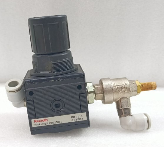 REXROTH 0821302501 AIR PRESSURE REGULATOR VALVE 1/2" NEW FAST SHIPPING