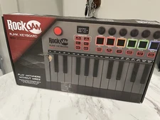 Go 25 Key USB &Bluetooth MIDI Keyboard Controller w/ 8 Backlit Drum Pads, 8 Knob