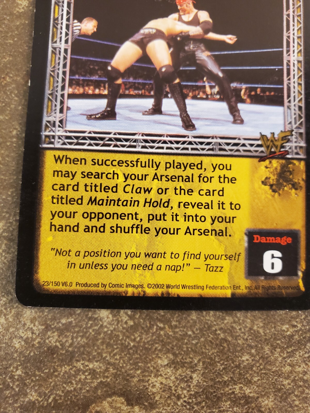 Wwe Wwf Raw Deal Ccg Dragon Sleeper Rare Ebay